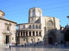 Plaza de la Virgen in Valencia with historic buildings and vibrant atmosphere