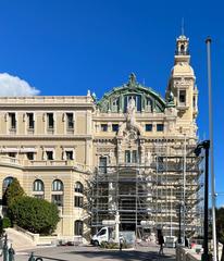Casino de Monte Carlo under renovation in November 2021