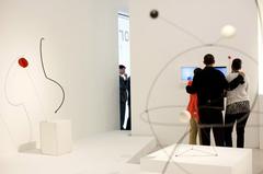 President Barack Obama touring Centre Pompidou modern art museum in Paris with family