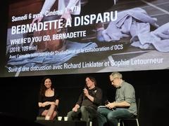 Richard Linklater presenting Bernadette a disparu at Centre Georges-Pompidou April 2024