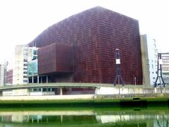 View of Museo Marítimo Ría de Bilbao building with modern architecture during daytime