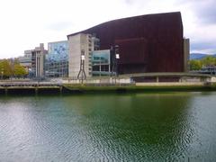 Bilbao Maritime Museum Ría de Bilbao building exterior with modern architecture against blue sky
