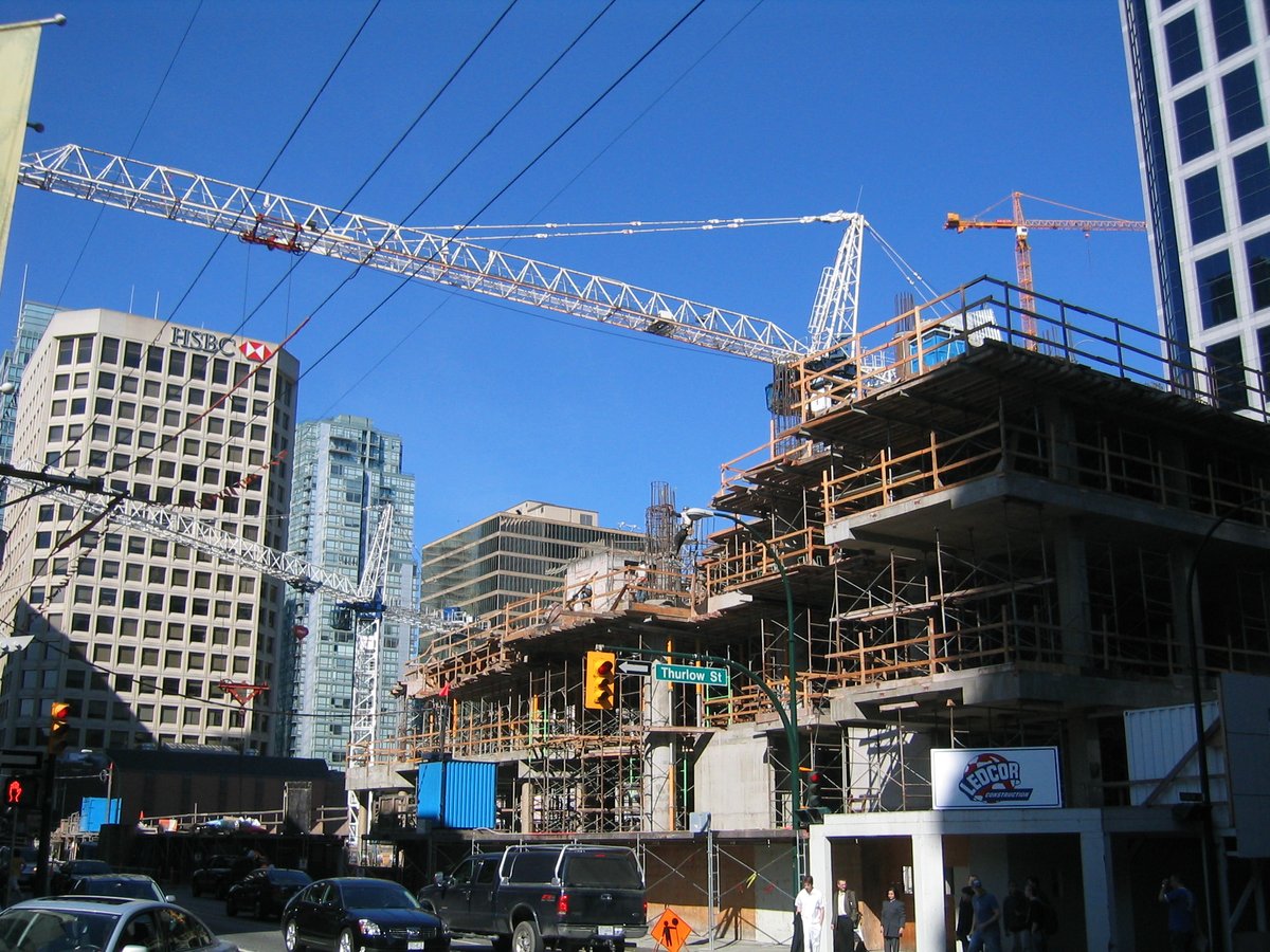 Living Shangri-La Vancouver early construction
