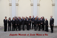 Official photo of the Cappella Musicale di Santa Maria in Via choir in Rome, May 27, 2018