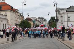 Farmers protest in Warsaw on 10th May 2024