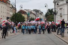 Farmers protest in Warsaw on May 10, 2024