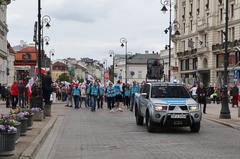 Farmers protest in Warsaw on May 10, 2024