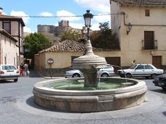 Fuente y Castillo Berlanga Duero in Soria, Spain