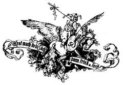 Illustration from 1898 issue of Die Gartenlaube magazine showing a historical scene with people in period clothing