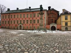 Stenbock Palace in Stockholm with clear blue sky