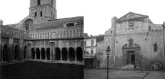 View of the cloister of Saint-Trophime Cathedral in Arles, Bouches-du-Rhône, France