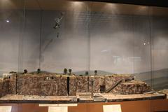 Diorama of the Metaxas Line fort at the Hellenic War Museum in Athens, Greece