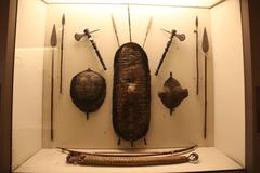 African arms collection at the Hellenic War Museum in Athens, Greece