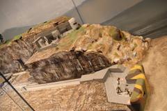 Diorama of Metaxas Line Fort at Athens War Museum Greece