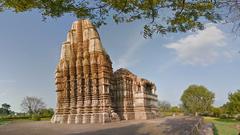 Dulhadev Shiva Temple in Khajuraho showcasing intricate ancient Indian temple architecture