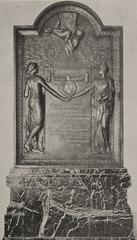 Memorial plaque for Professor Fritz Roeber at Kunstpalast honoring his contributions to the 1902 art exhibition
