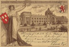 Gewerbe- und Industrie-Ausstellung 1902 at Kunstpalast in Düsseldorf, a historic industrial and trade exhibition