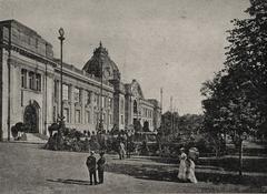Düsseldorfer Kunstpalast at the opening of the Deutschnationalen Kunstausstellung 1907