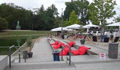 Event at Kö-Bogen Island of Life and Style in Düsseldorf on August 20, 2020