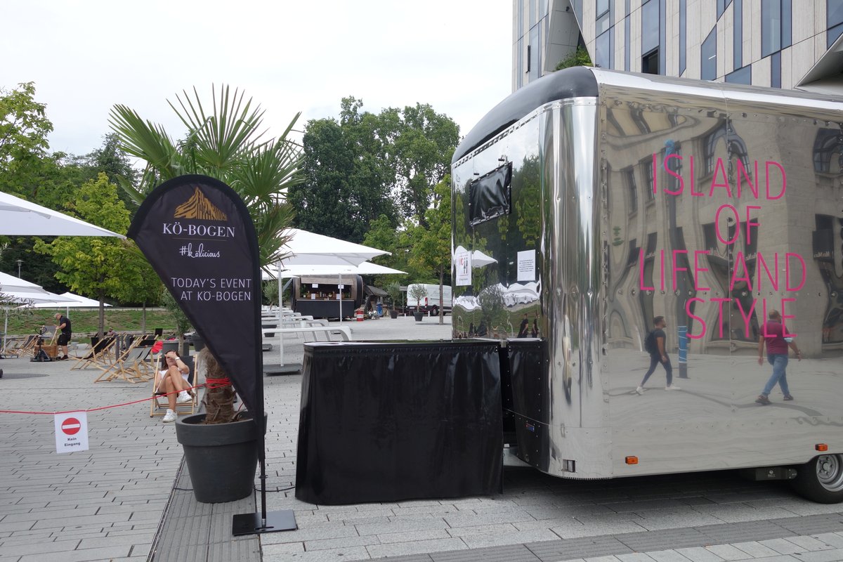 Event at Kö-Bogen Island of life and style in Düsseldorf on 20 August 2020