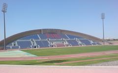 King Abdulaziz University stadium exterior view