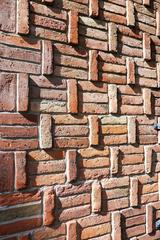 close-up of masonry structure at Mousonturm Frankfurt