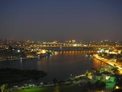 Night view of the Golden Horn and Istanbul cityscape from Pierre Loti Café