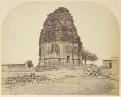 Ruined Teli ka Mandir Hindu temple from 8th or 9th century in Gwalior before restoration