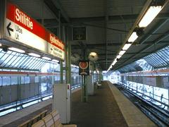 Siilitie metro station in Helsinki metro, February 2006