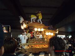 2024 Summer Danjiri festival float at Shigino Station in Nagata Joto-Ku