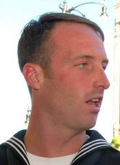 Cryptologic Technician Casey Tibbs interviewed at 2007 ESPY Awards red carpet