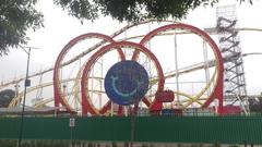Roller coaster Quimera at the defunct Feria de Chapultepec amusement park