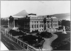 Parliament House in Capetown South Africa colonial architecture frontal view