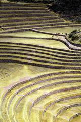 Salt terraces in Maras, Peru