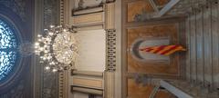 Palau Reial de Pedralbes exterior with historic architecture and ornate details
