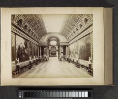 Interior view of the Galerie des Batailles showcasing large-scale historical battle paintings at the Château de Versailles museum