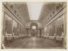 Galerie des Batailles spacious corridor in the Château de Versailles museum