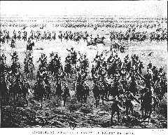 Fragment of the Panorama of the Battle of Jena by Th. Poilpot, 1885