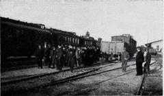 Serbian professors arriving in Ljubljana in 1911