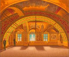 Golden Chamber of Tsaritsyna with ornate architectural details