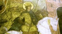 Queen Dinar fresco at the Moscow Kremlin