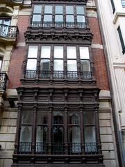 Building on Alameda Mazarredo in Bilbao Spain