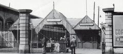 Allée Verte Groendreef station in Brussels historical building