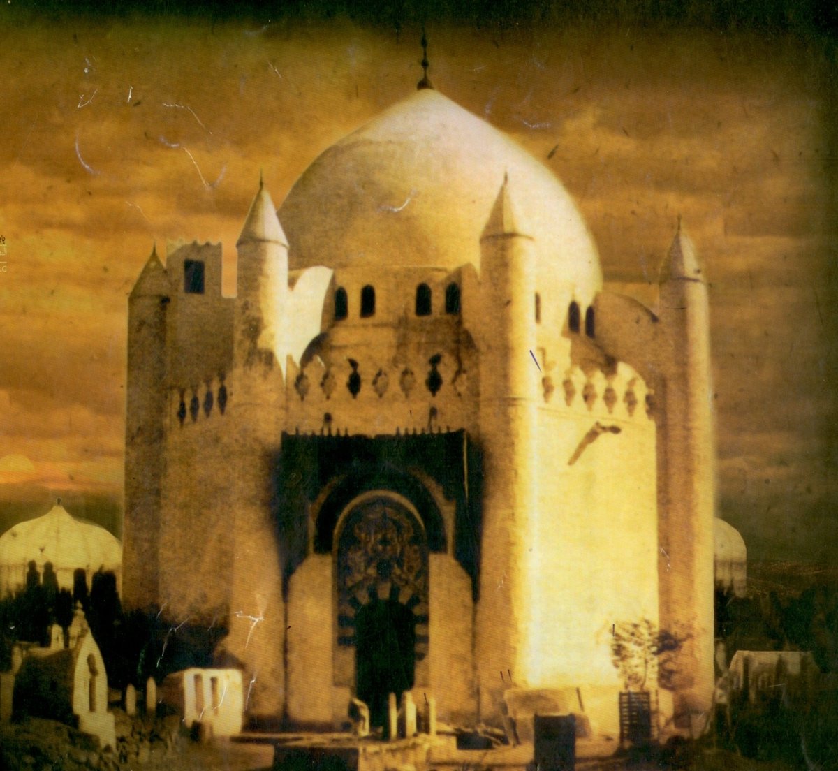 Ruins of the historical Baghi tomb destroyed in 1926