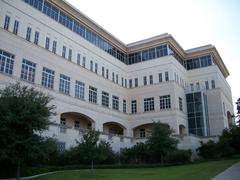 University of Texas at San Antonio BSE Building on campus with clear blue sky