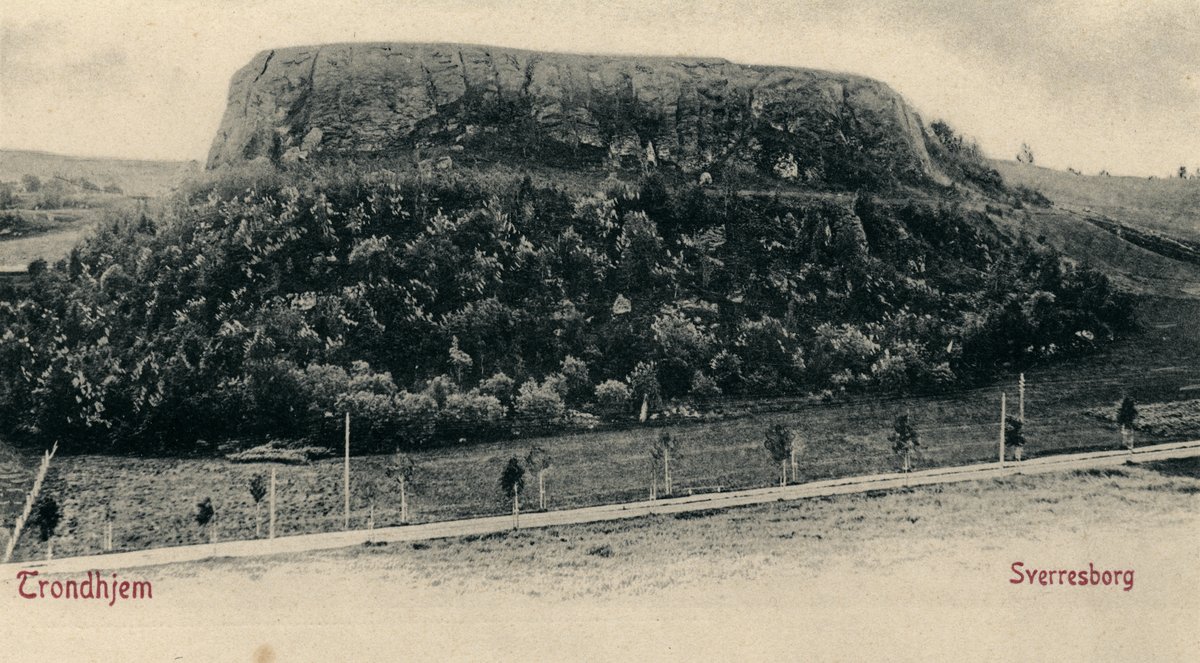 Sverresborg historic fortress in Sør-Trøndelag, Norway