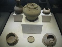 Ancient ceramic artifact from 1st to 3rd century displayed at Hanoi Museum