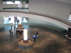 Stairway at the Hanoi Museum with modern architectural design