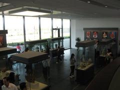 Hanoi Museum interior first floor with modern architecture and exhibits