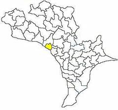 Map showing Vijayawada Urban Mandal in Krishna district, Andhra Pradesh, India